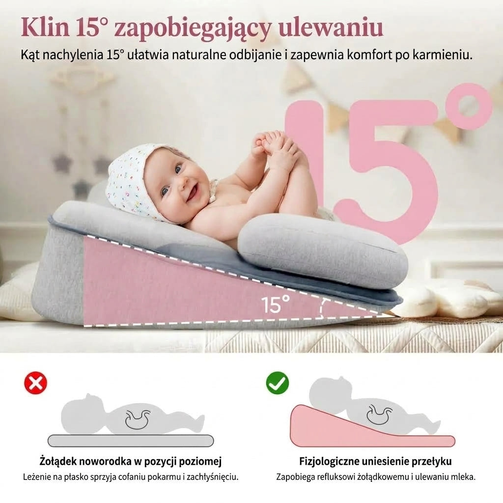 Kołysko - Leżaczek redukujący ulewanie