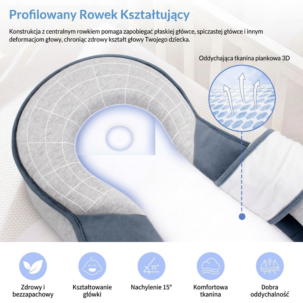 Kołysko - Leżaczek redukujący ulewanie